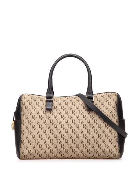 20th Century BV Monogram Canvas satchel by BOTTEGA VENETA 