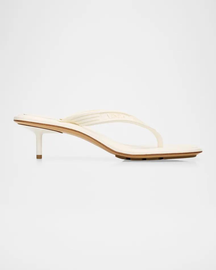50mm Sampieri Kitten-Heel Sandals by BOTTEGA VENETA