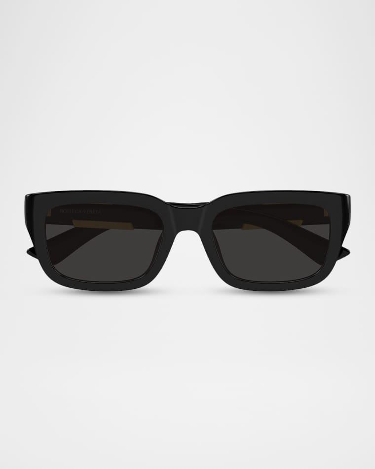 54mm Bio-Injected Square Sunglasses by BOTTEGA VENETA