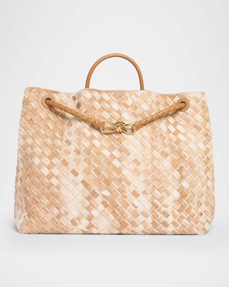 Andiamo Large Calf Hair Top-Handle Bag by BOTTEGA VENETA