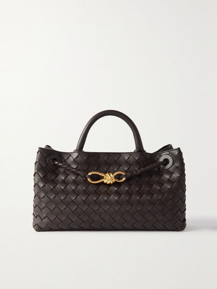 Andiamo east-west small Intrecciato leather tote by BOTTEGA VENETA