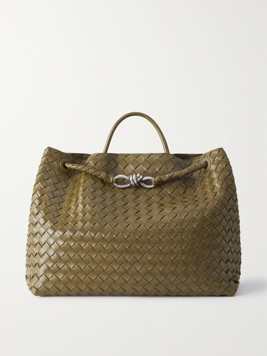 Andiamo large Intrecciato leather tote by BOTTEGA VENETA