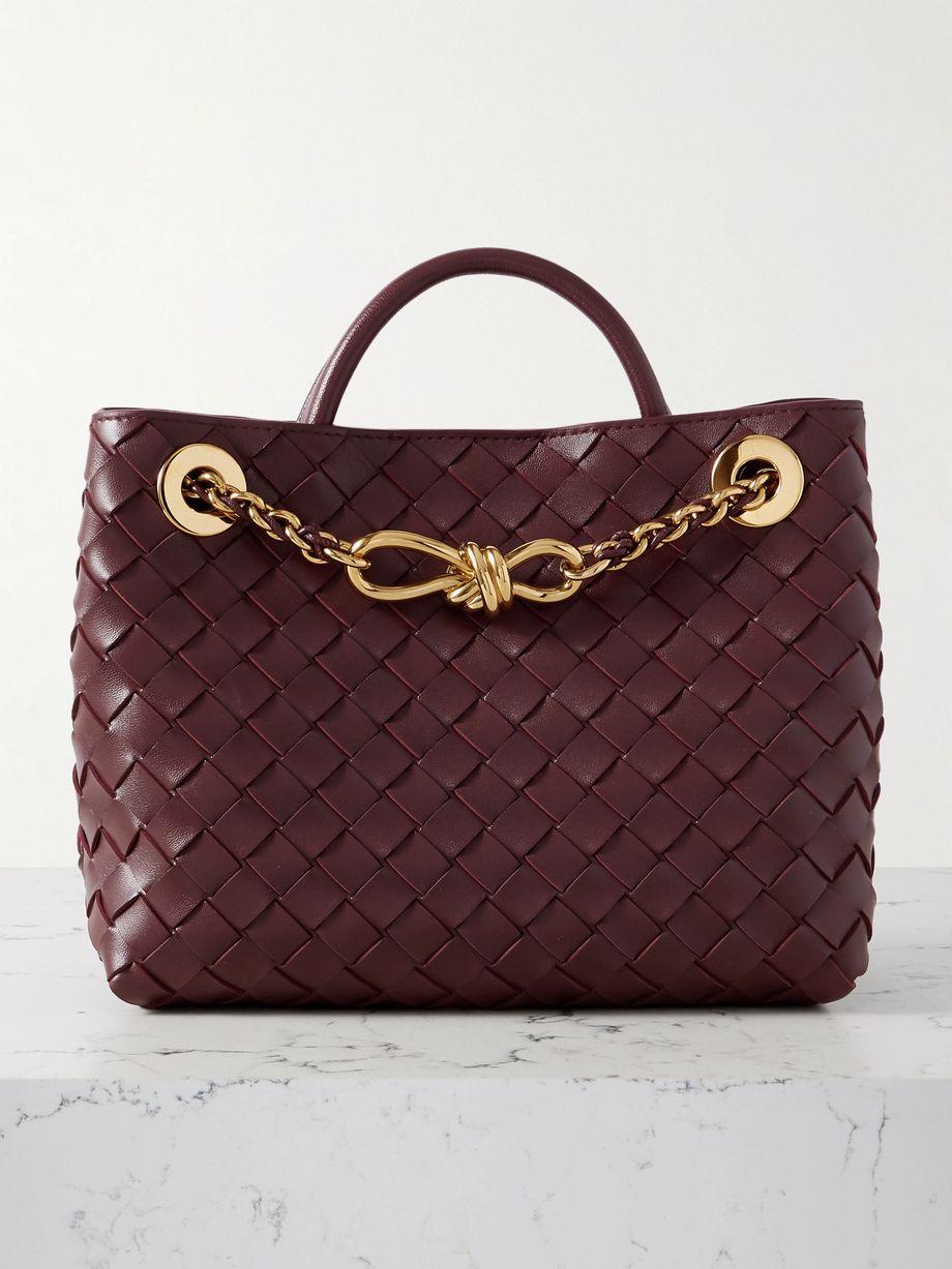 Andiamo small Intrecciato leather tote by BOTTEGA VENETA