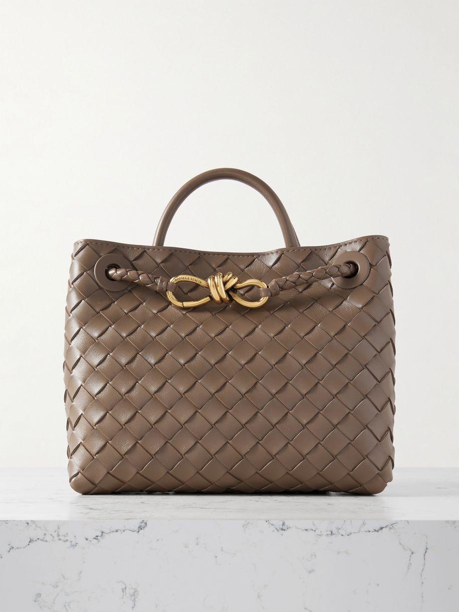 Andiamo small Intrecciato leather tote by BOTTEGA VENETA