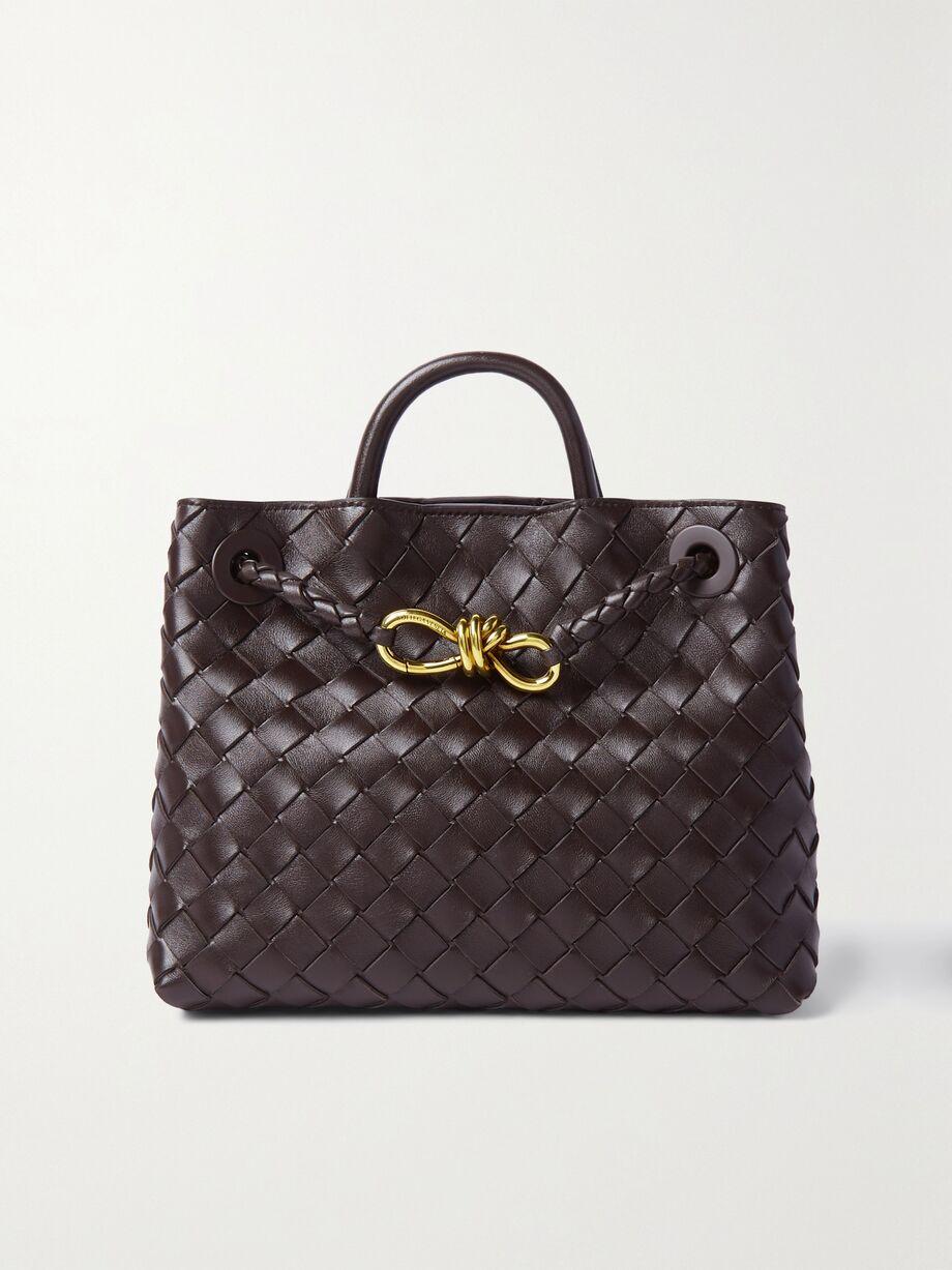 Andiamo small Intrecciato leather tote by BOTTEGA VENETA