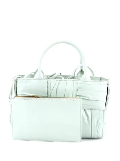 Arco Maxi Intrecciato Plisse Leather Mini tote bag by BOTTEGA VENETA 