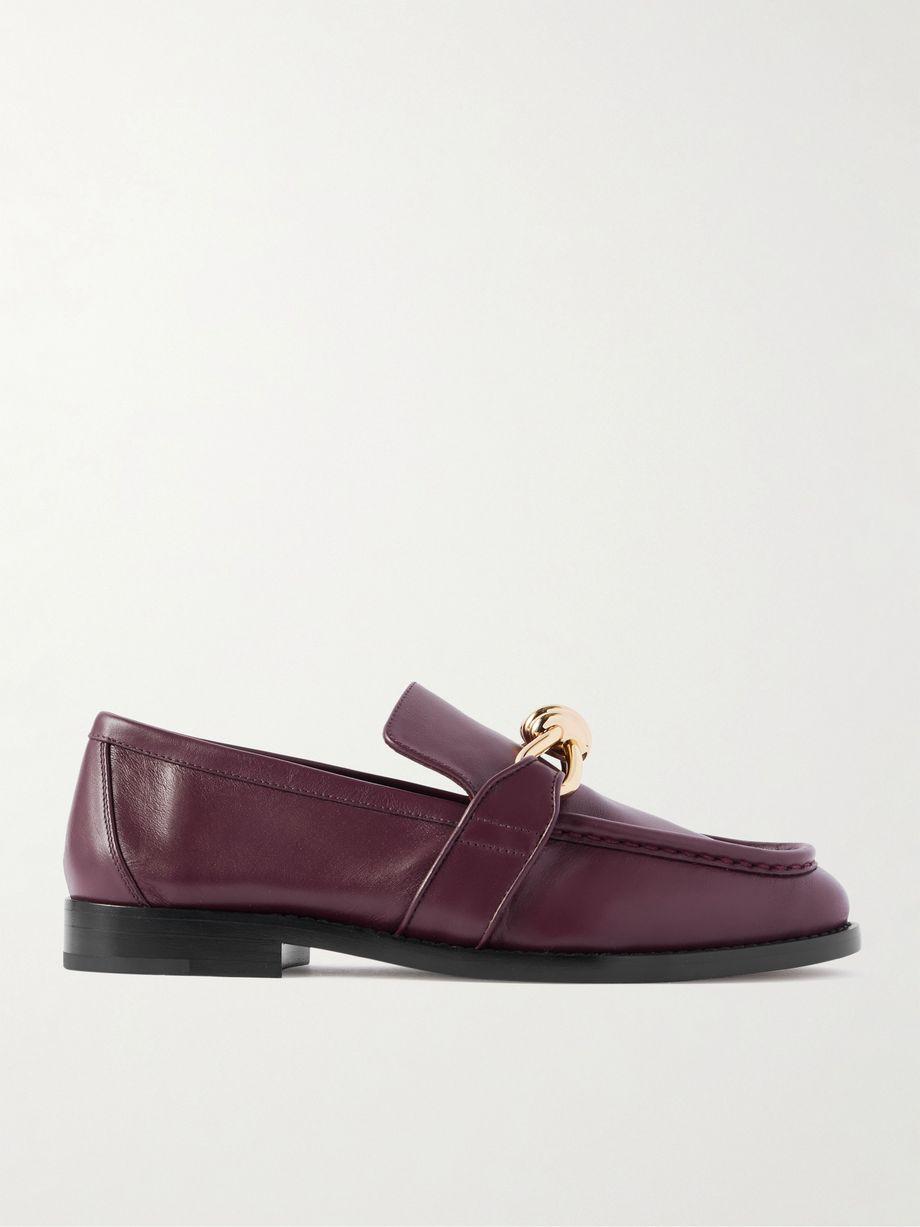 Astaire embellished leather loafers by BOTTEGA VENETA