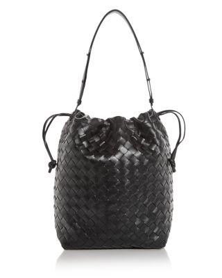 Avenue Intrecciato Leather Shoulder Bag by BOTTEGA VENETA