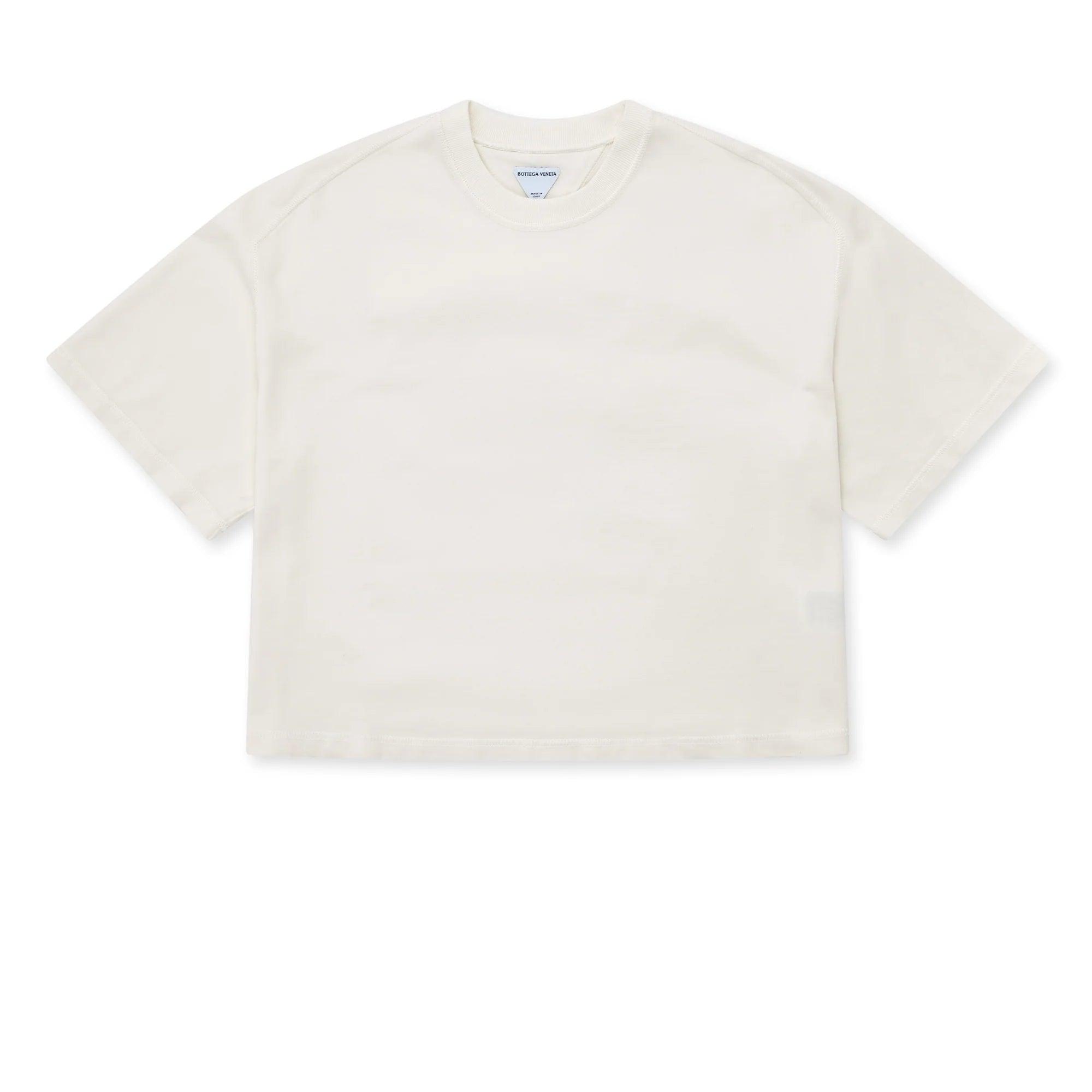 BOTTEGA VENETA - Women's Heavy Jersey T-Shirt - (Chalk) by BOTTEGA VENETA