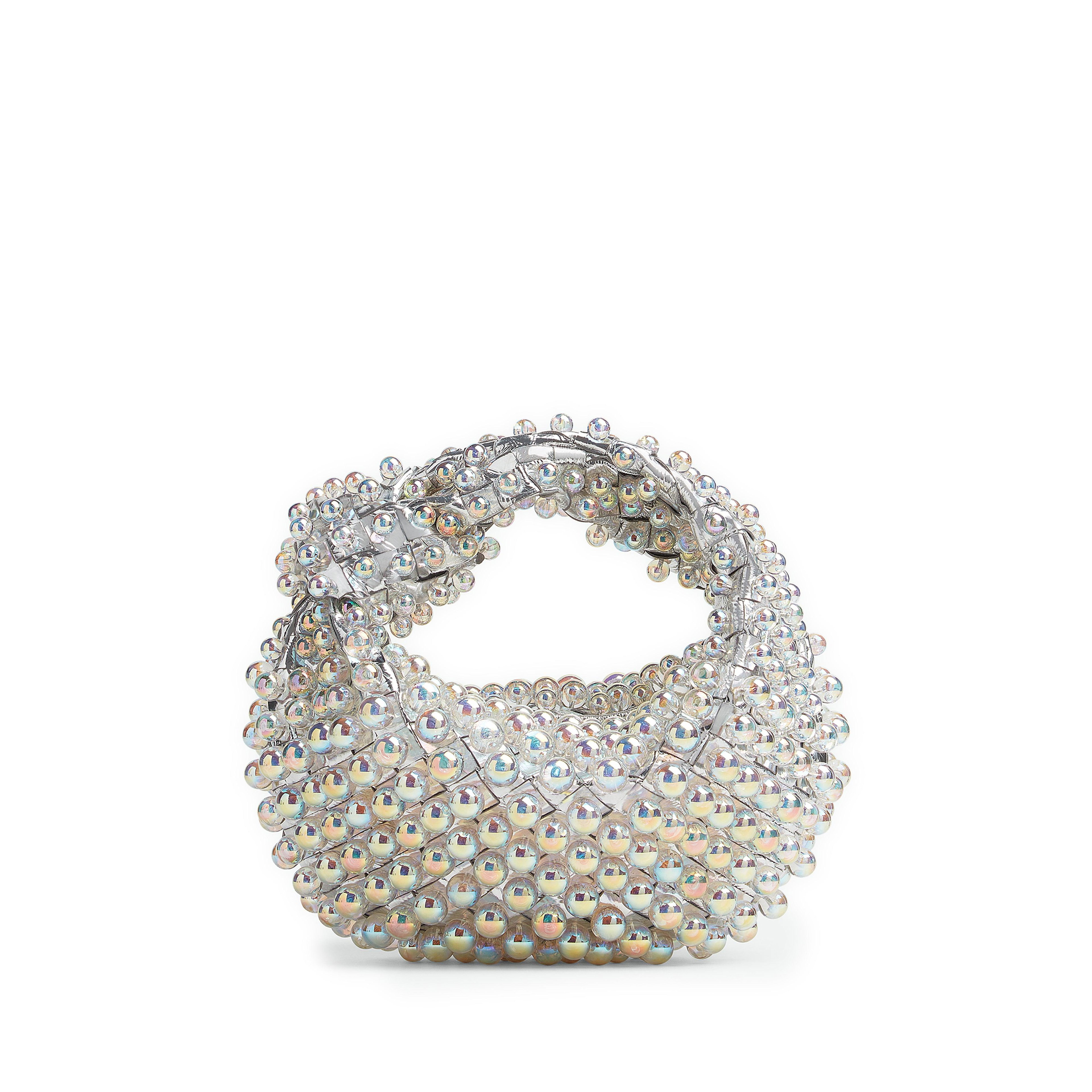 BOTTEGA VENETA - Women's Mini Jodie Bag - (Silver/Transparent) by BOTTEGA VENETA
