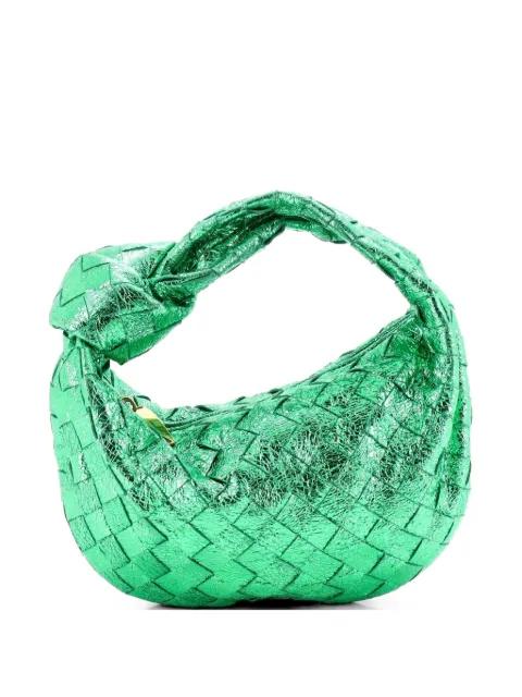 BV Jodie Metallic Intrecciato Nappa Mini hobo bag by BOTTEGA VENETA 