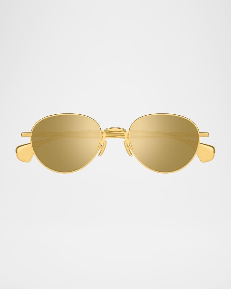 BV1396S Round Metal Sunglasses by BOTTEGA VENETA BV1396S Round Metal Sunglasses by BOTTEGA VENETA