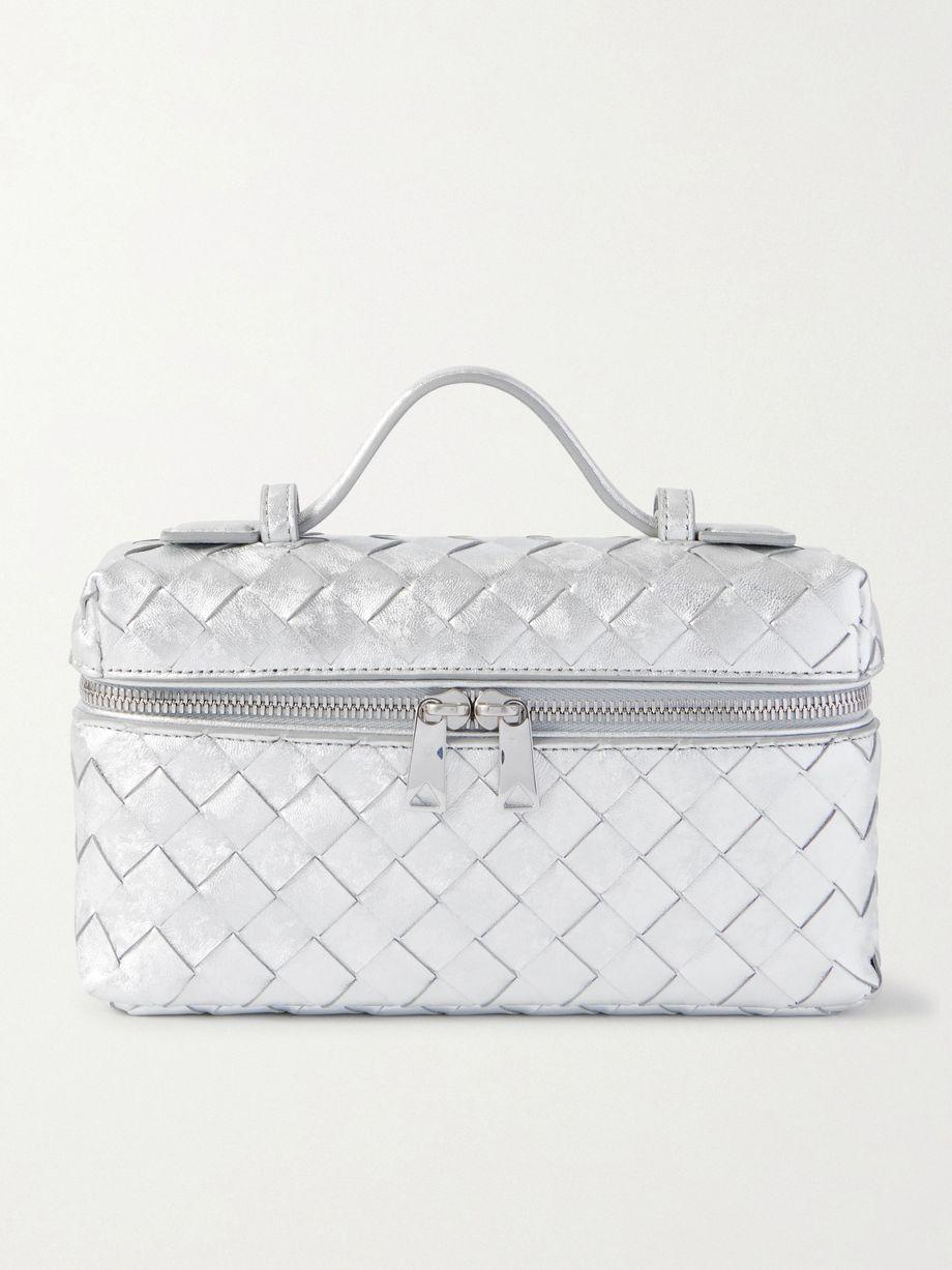Bang Bang Intrecciato distressed metallic leather tote by BOTTEGA VENETA