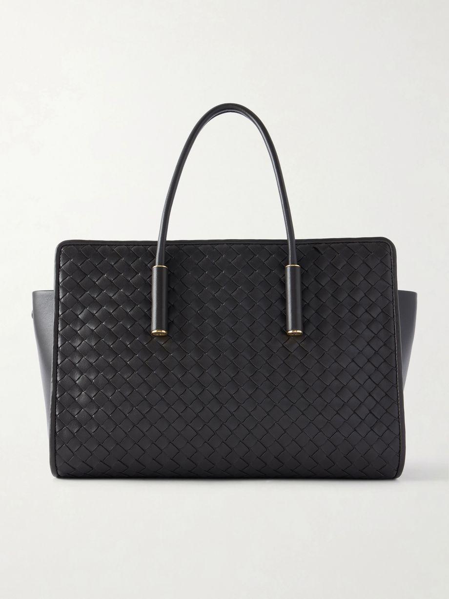 Barbara Intrecciato leather shoulder bag by BOTTEGA VENETA