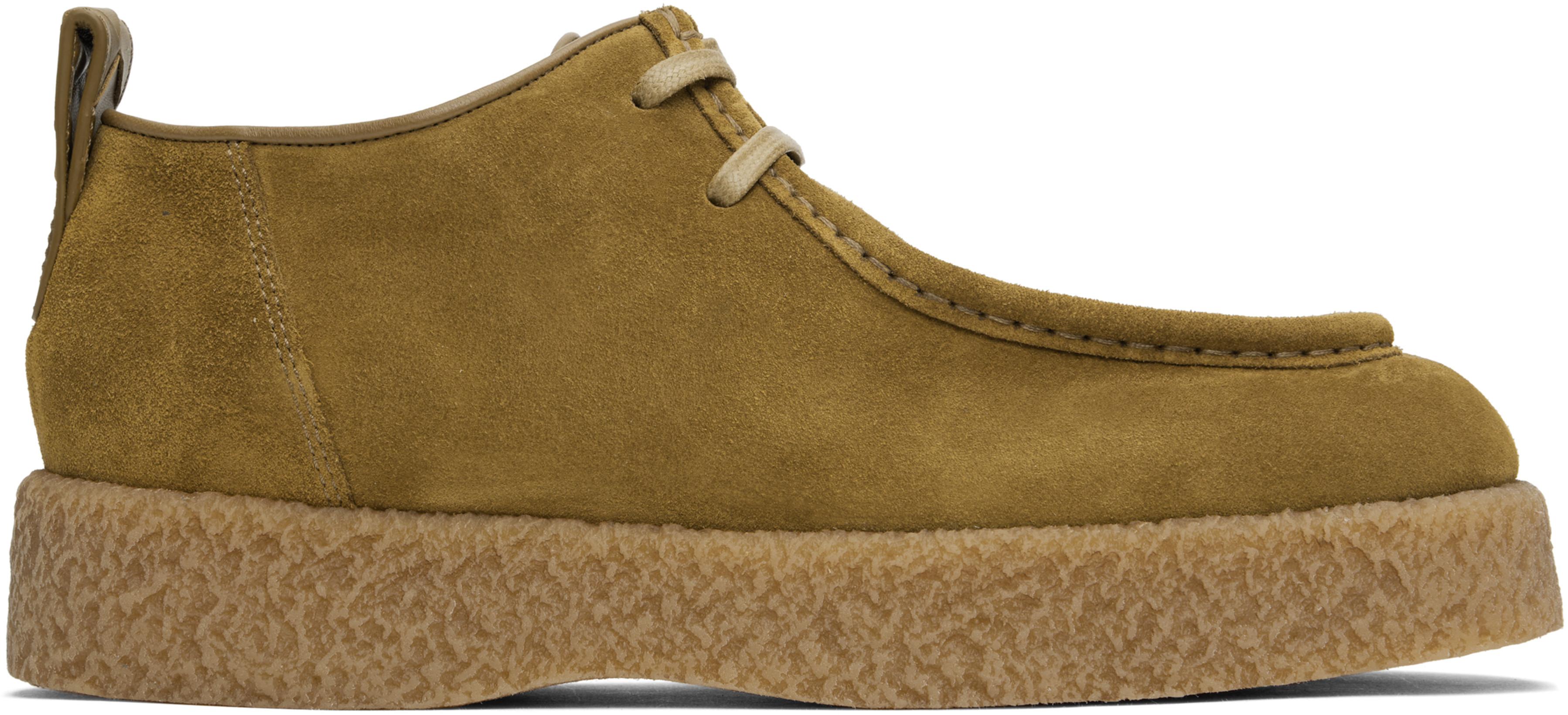 Beige Torino Lace-Up Derbys by BOTTEGA VENETA