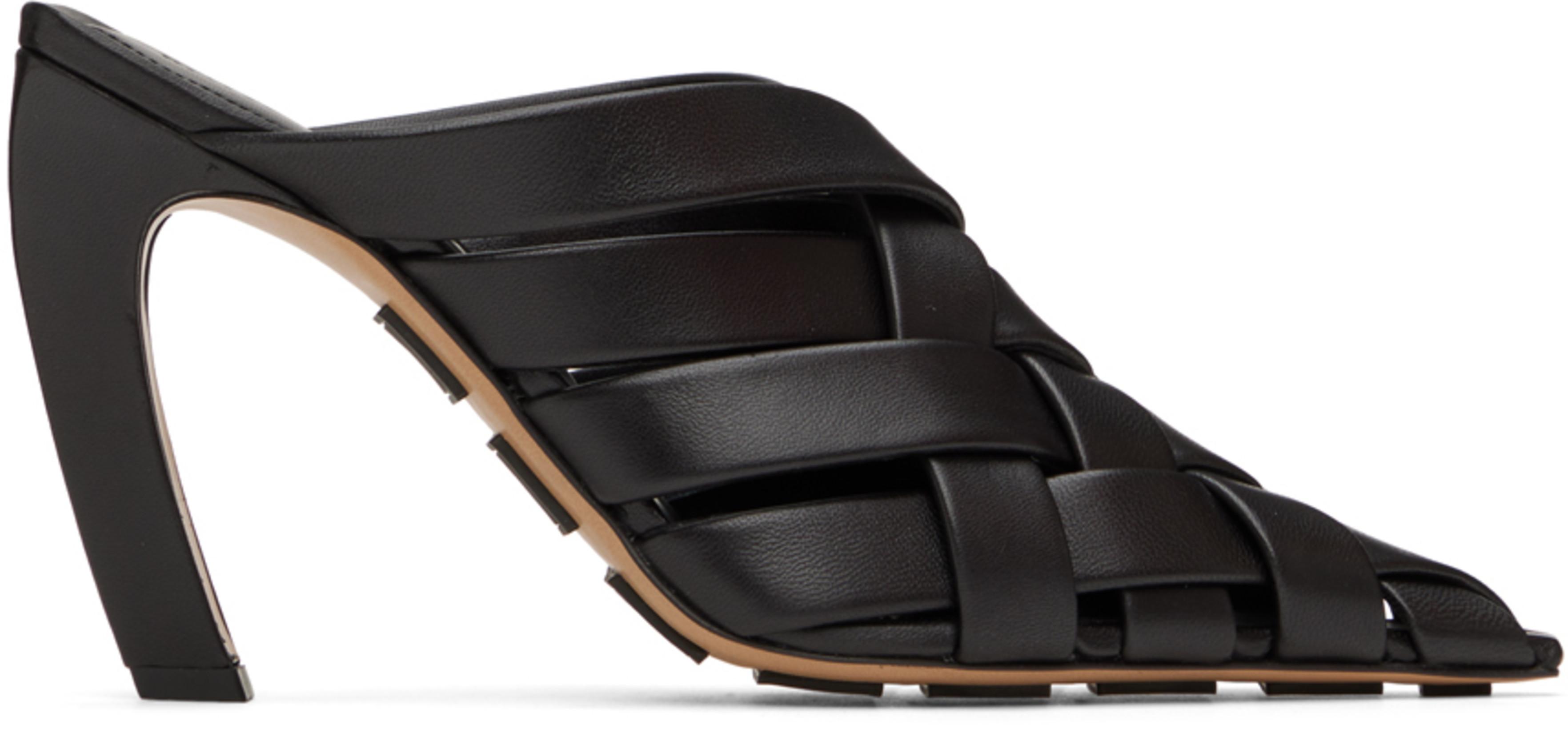 Black Alfie Mules by BOTTEGA VENETA