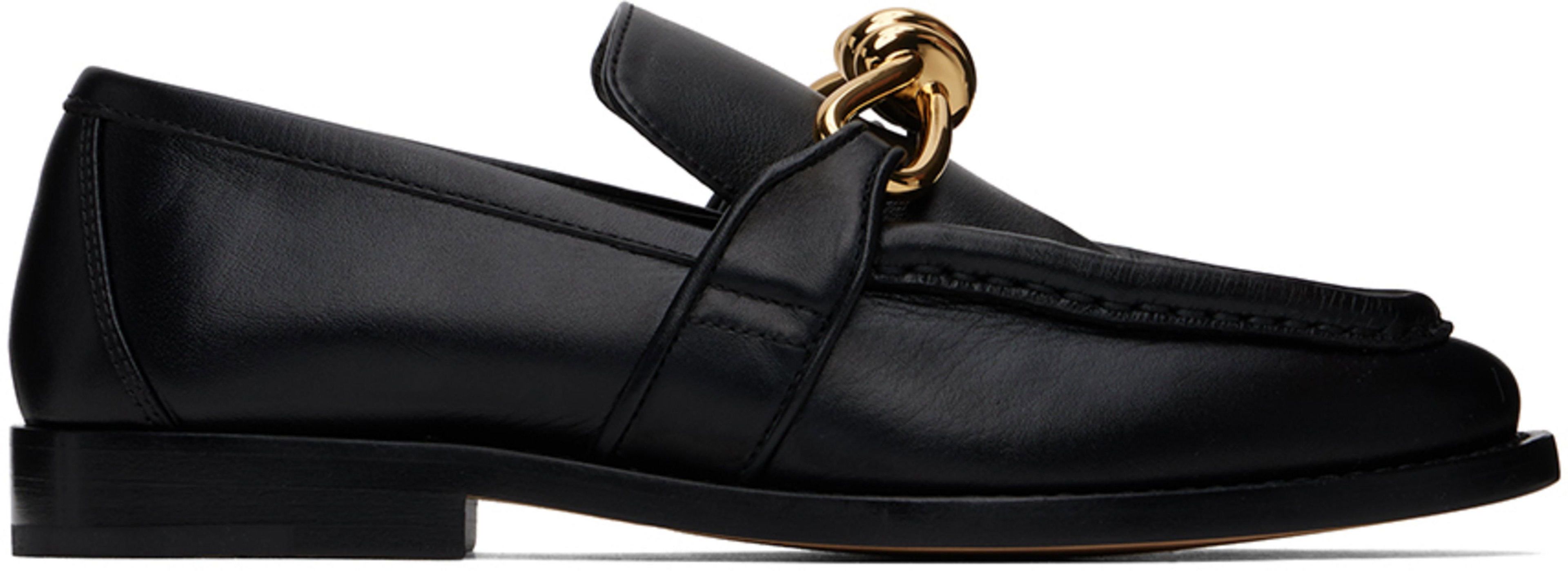 Black Astaire Loafers by BOTTEGA VENETA