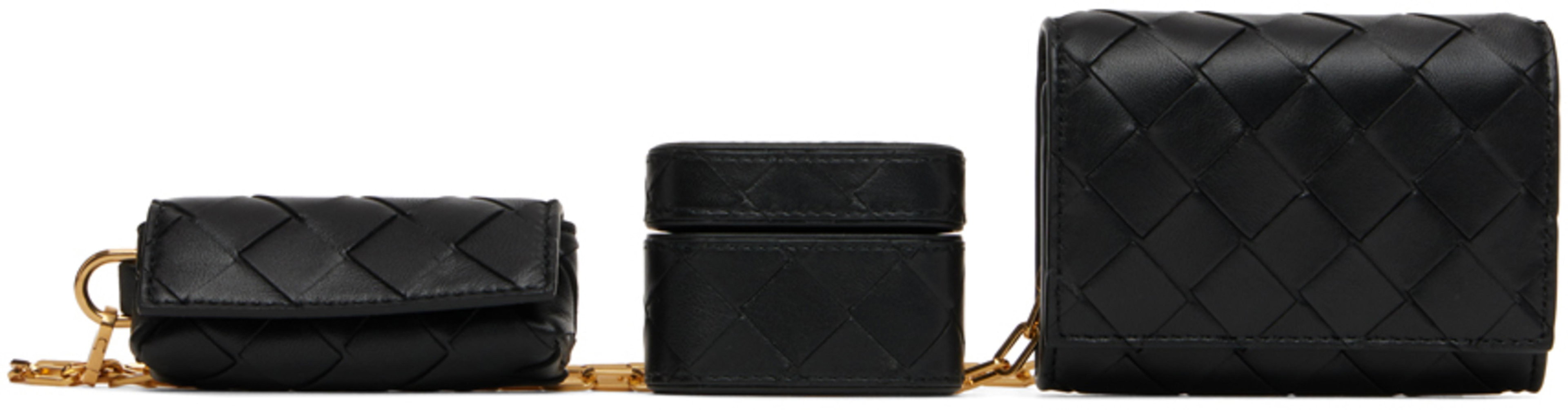Black 'Card Case On Chain' Bag by BOTTEGA VENETA