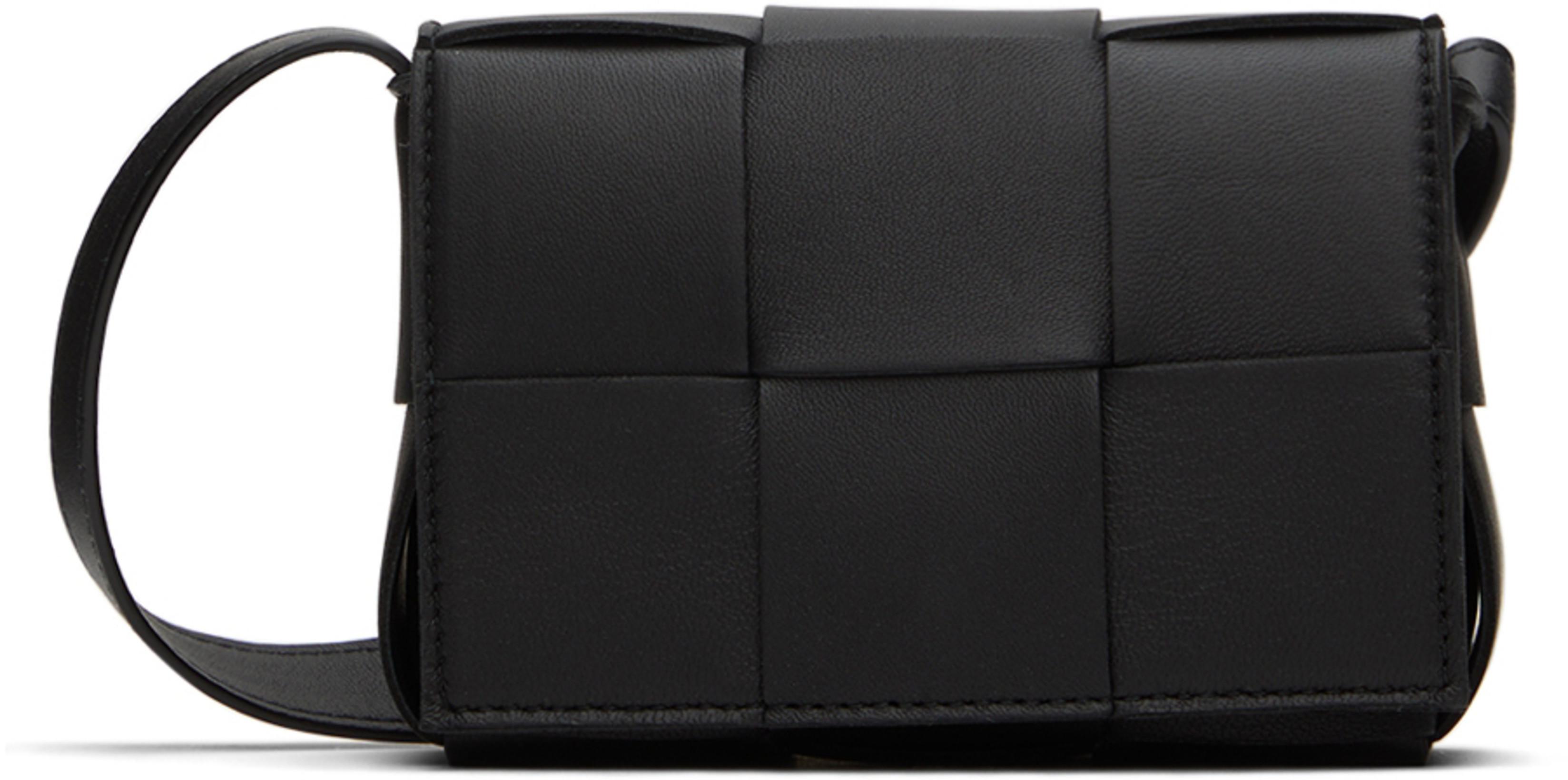 Black Cassette Shoulder Bag by BOTTEGA VENETA