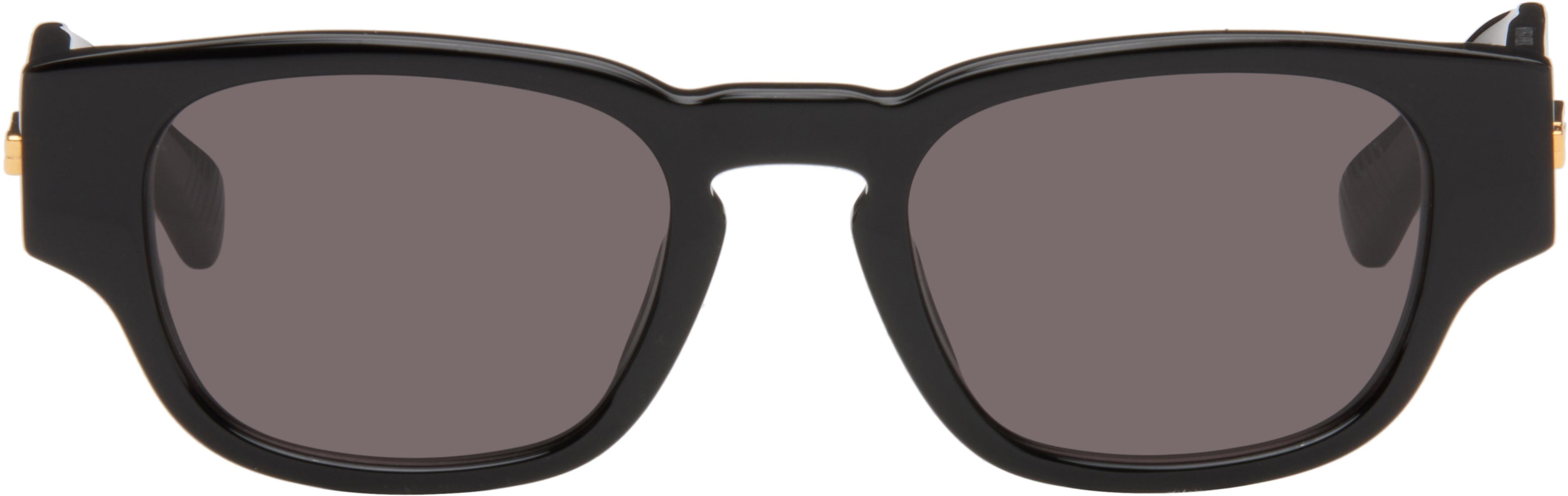 Black Classic Panthos Sunglasses by BOTTEGA VENETA