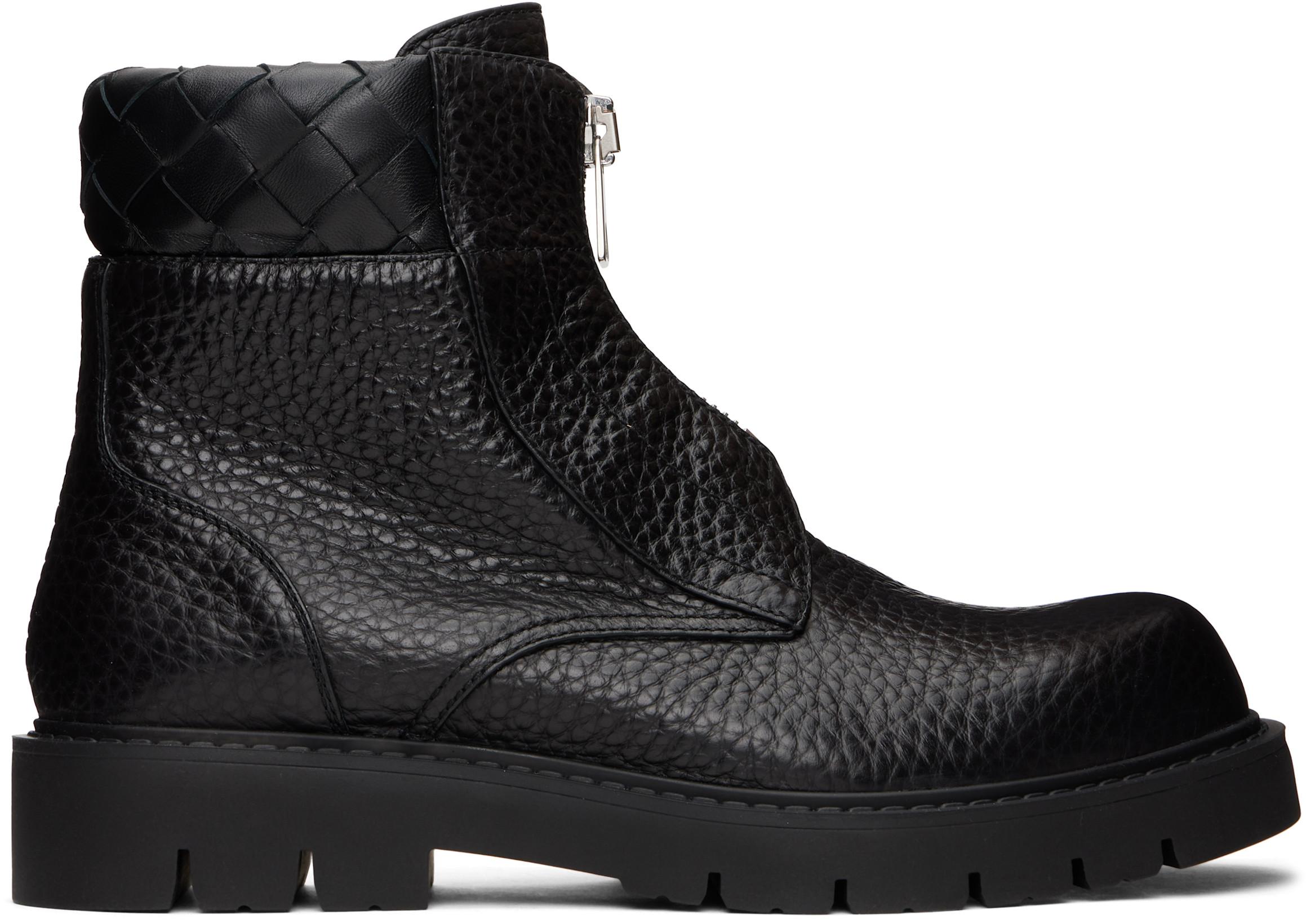 Black Haddock Ankle Boots by BOTTEGA VENETA