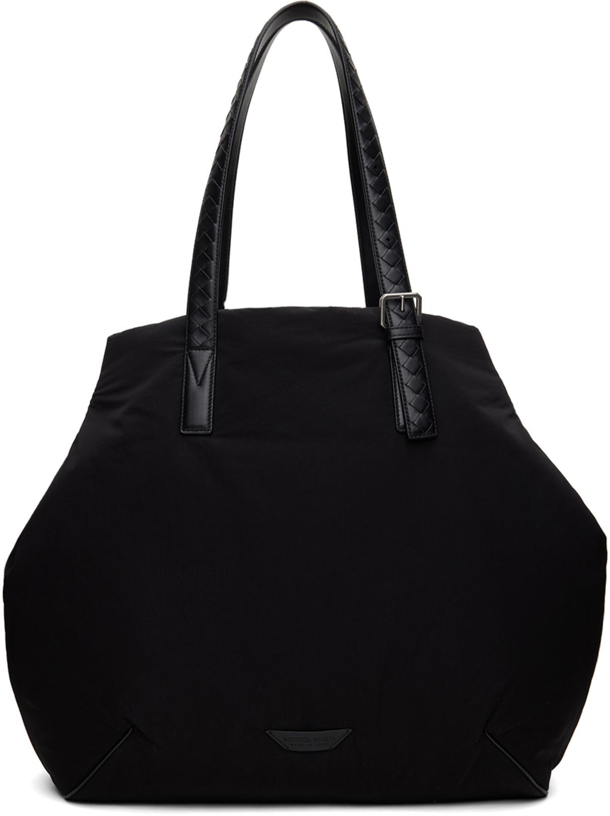 Black Insulated Tote by BOTTEGA VENETA