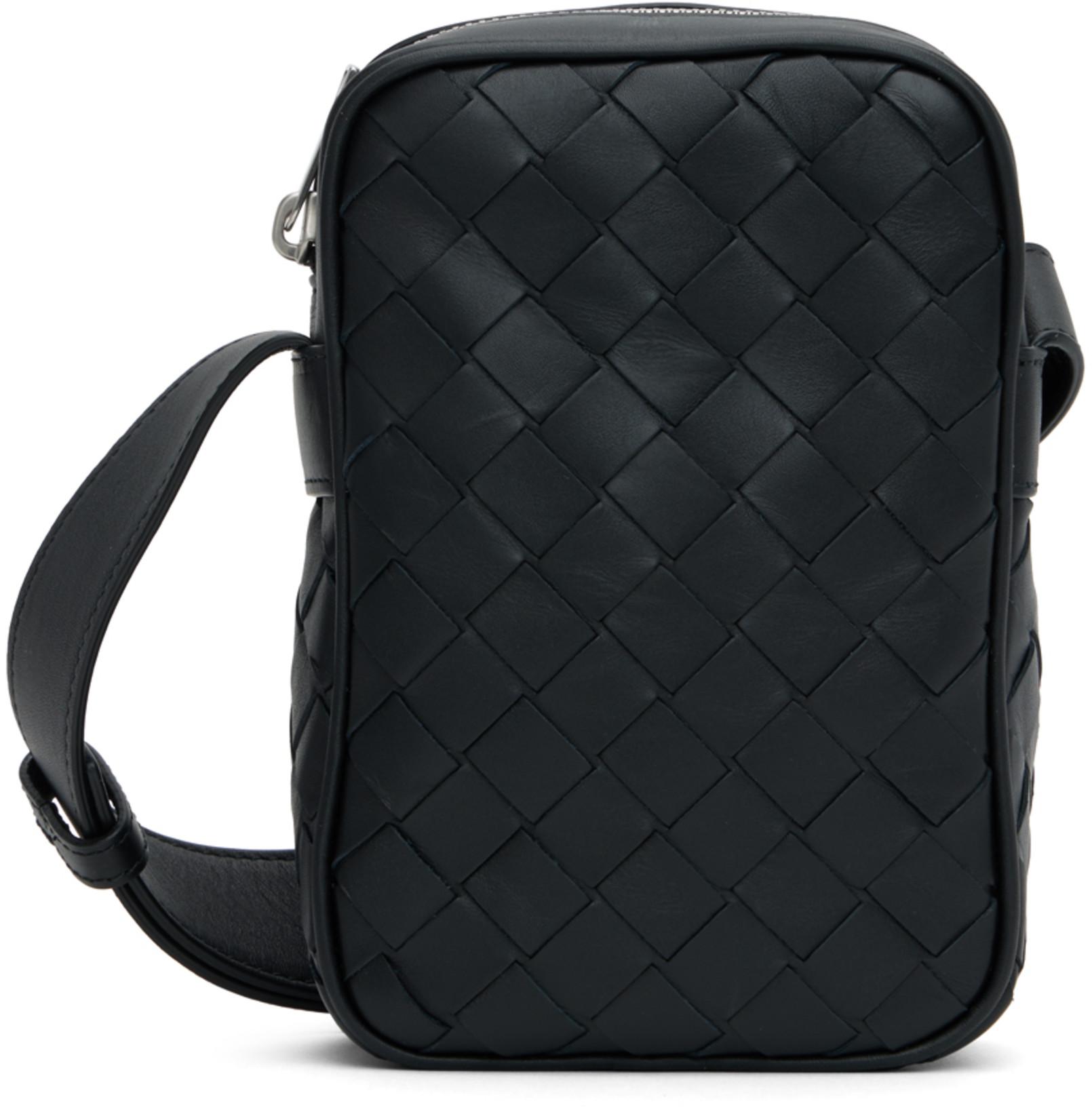 Black Intrecciato Bag by BOTTEGA VENETA