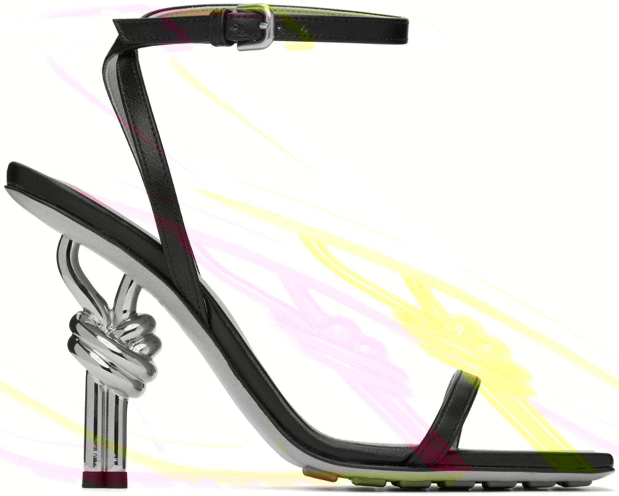 Black Knot Sandals by BOTTEGA VENETA