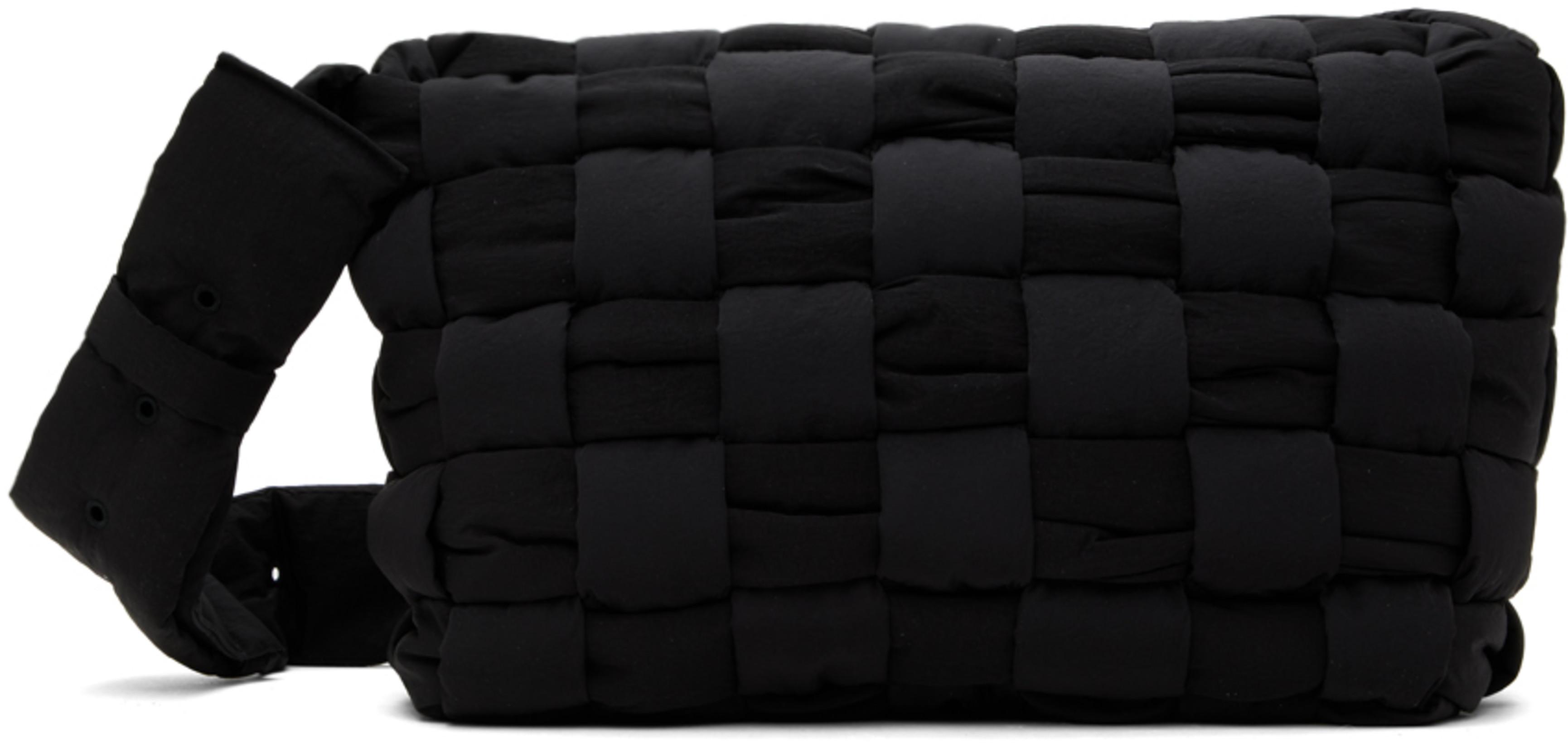 Black Medium Cassette Bag by BOTTEGA VENETA