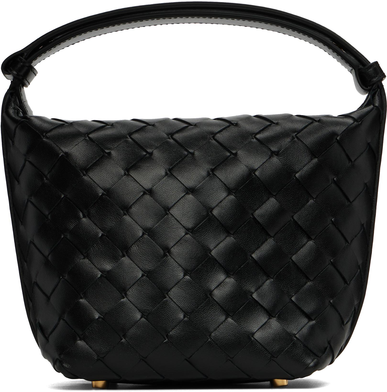 Black Micro Wallace Bag by BOTTEGA VENETA