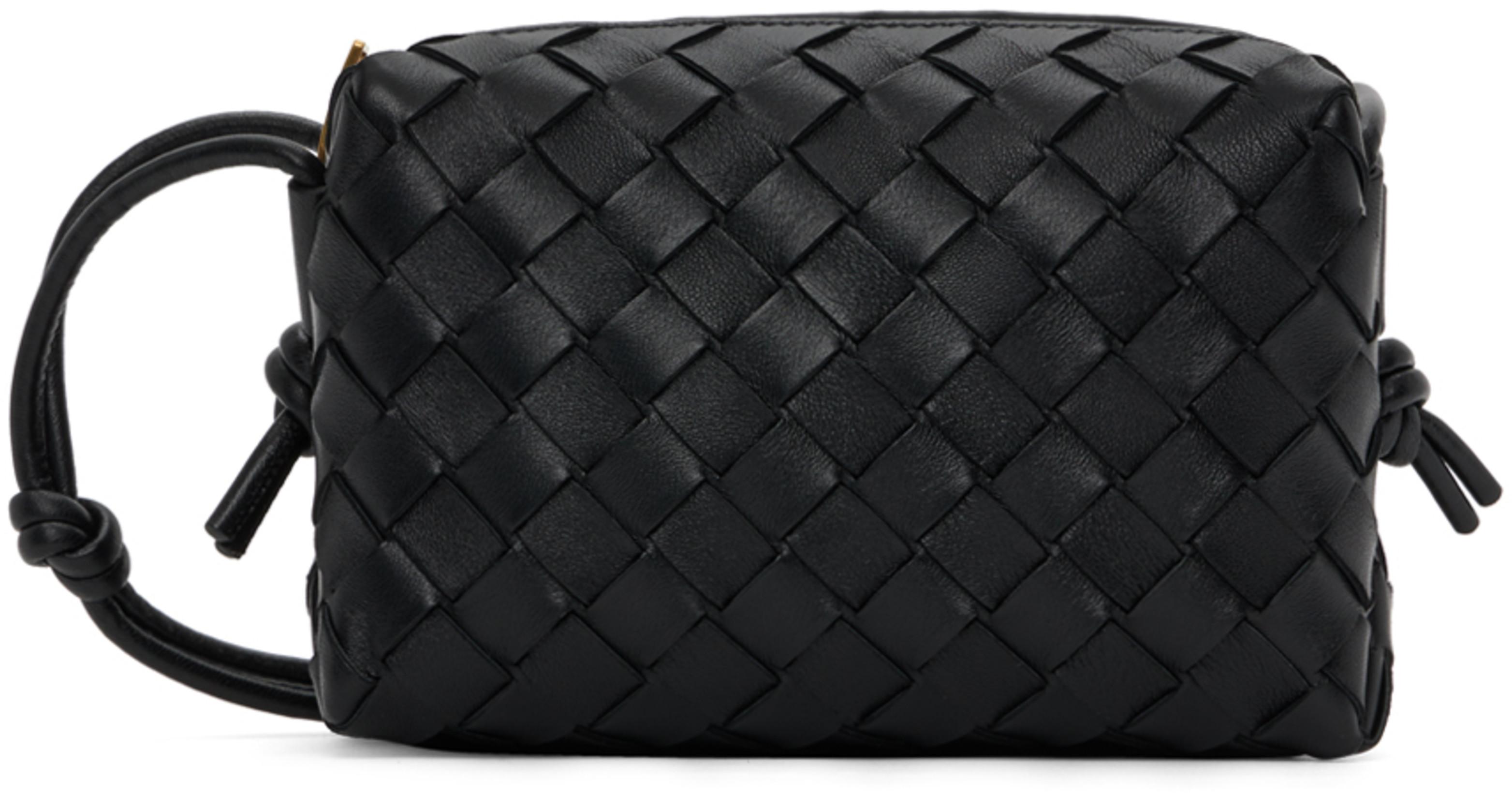 Black Mini Loop Camera Bag by BOTTEGA VENETA