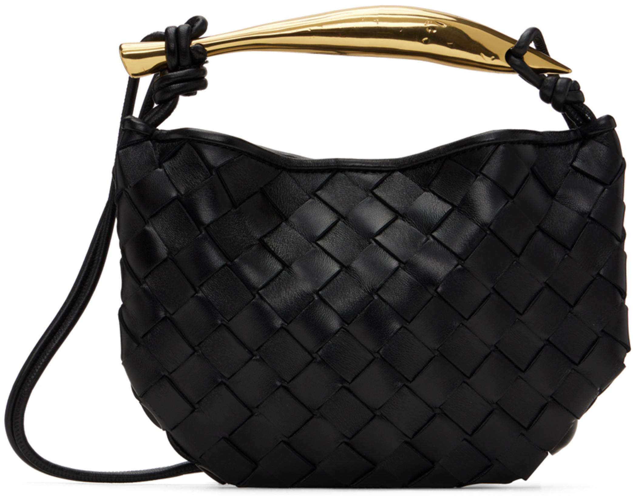 Black Mini Sardine Shoulder Bag by BOTTEGA VENETA