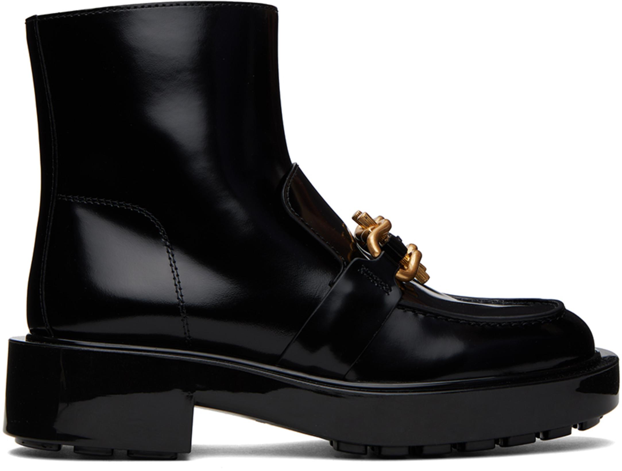 Black Monsieur Chunky Ankle Boots by BOTTEGA VENETA
