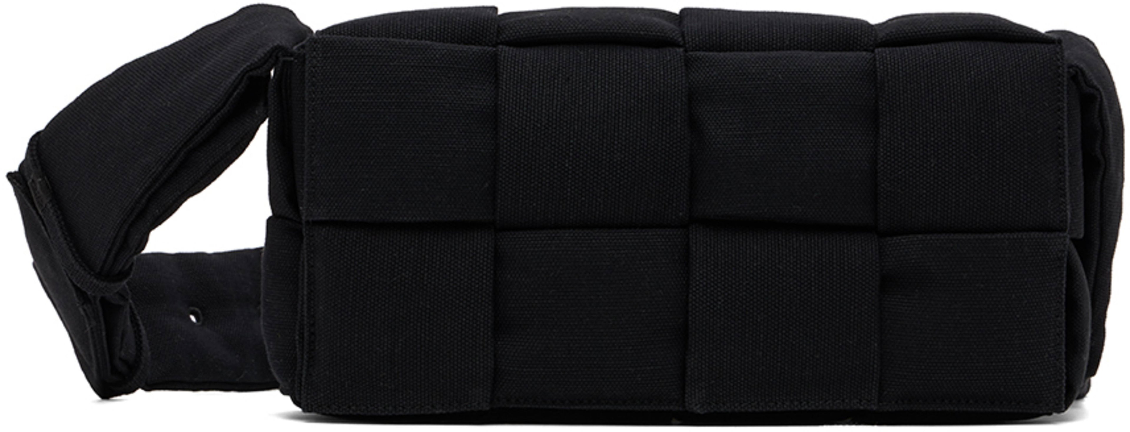 Black Padded Tech Cassette Bag by BOTTEGA VENETA