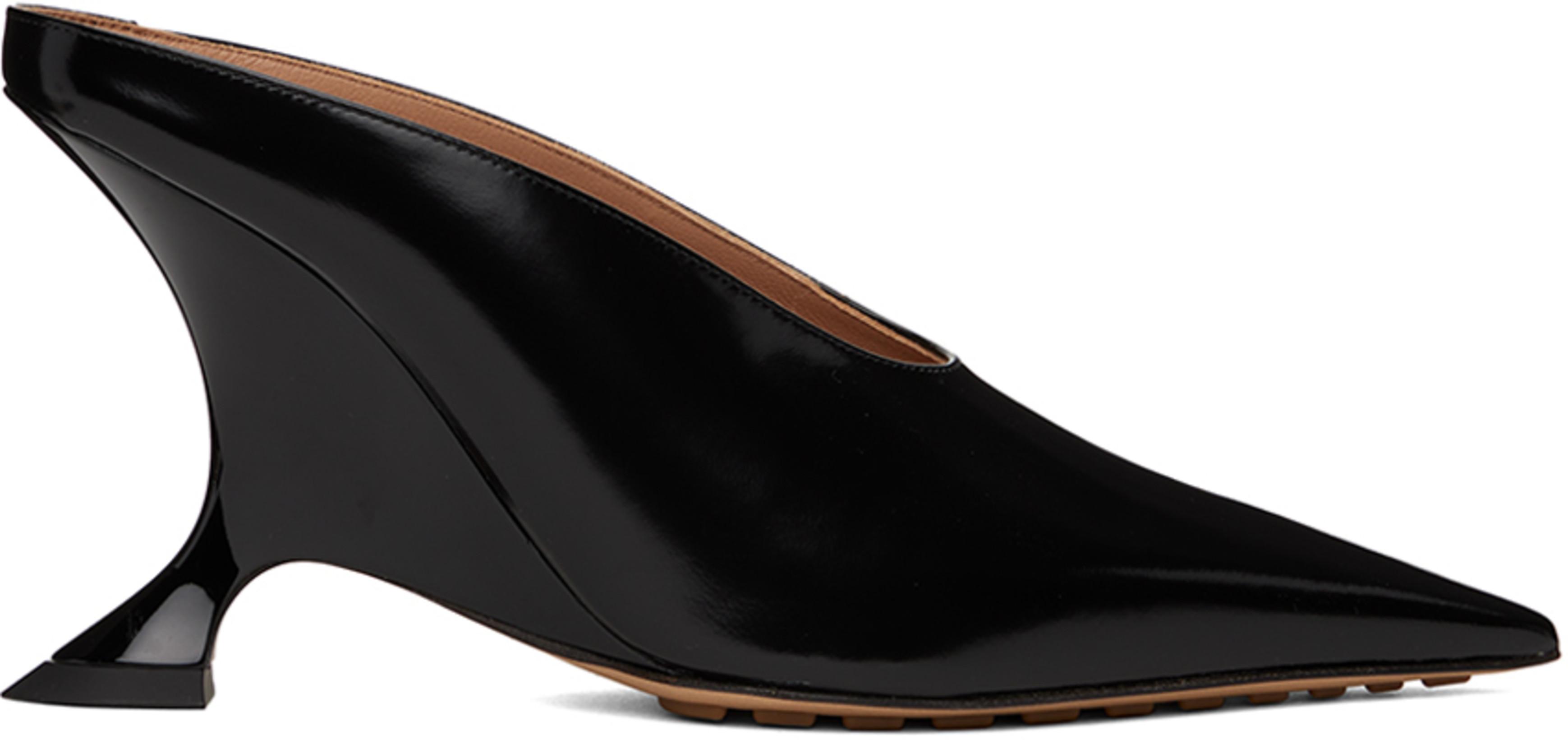 Black Rocket Mule Heels by BOTTEGA VENETA