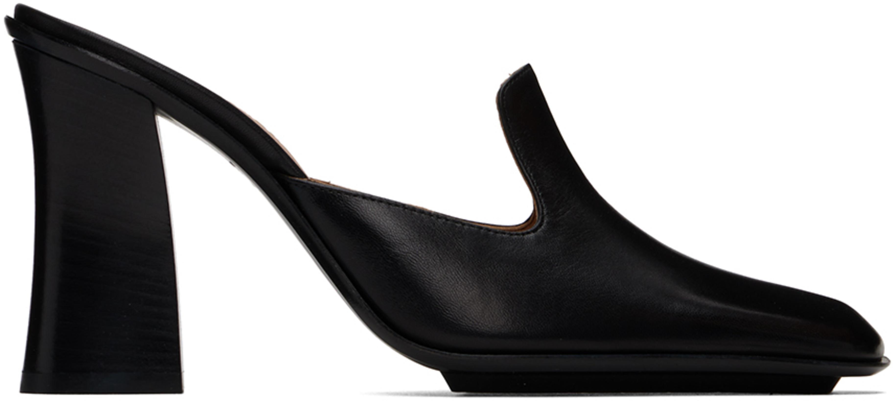 Black Step San Marco Mules by BOTTEGA VENETA