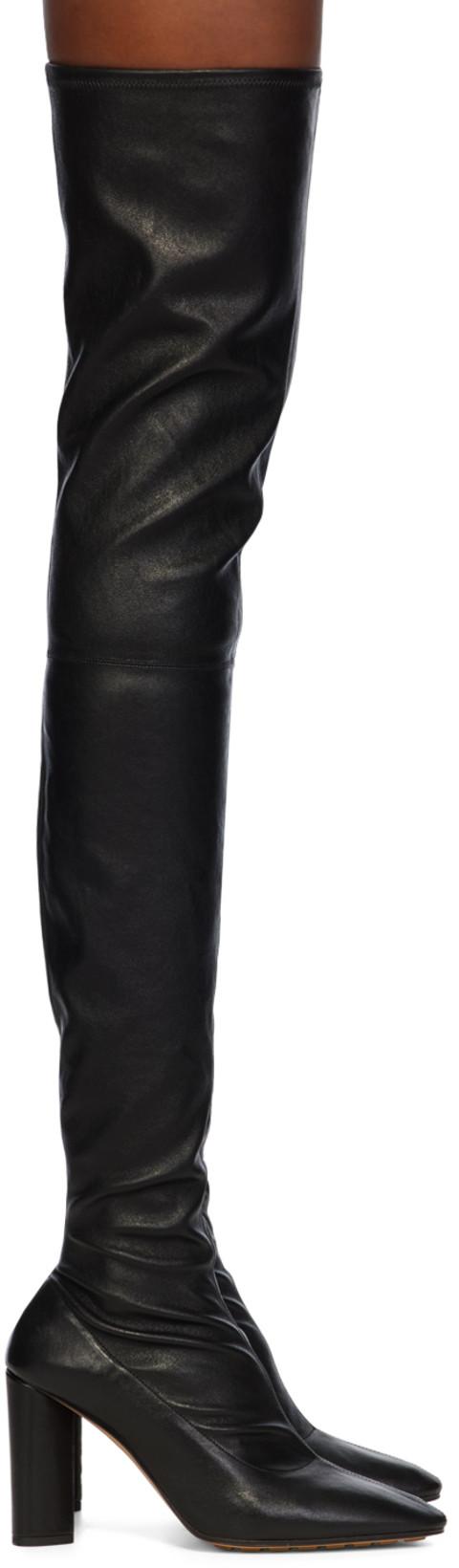 Black Tripod Over-The-Knee Boots by BOTTEGA VENETA