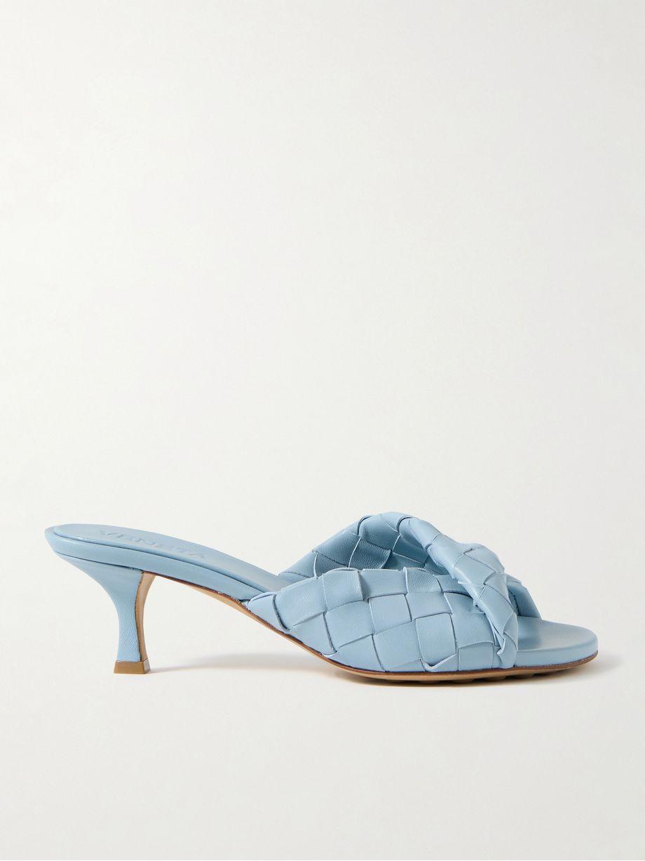 Blink twisted intrecciato leather mules by BOTTEGA VENETA