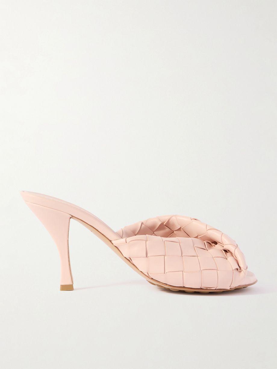 Blink twisted intrecciato leather mules by BOTTEGA VENETA