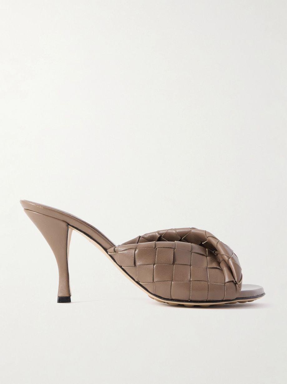 Blink twisted intrecciato leather mules by BOTTEGA VENETA