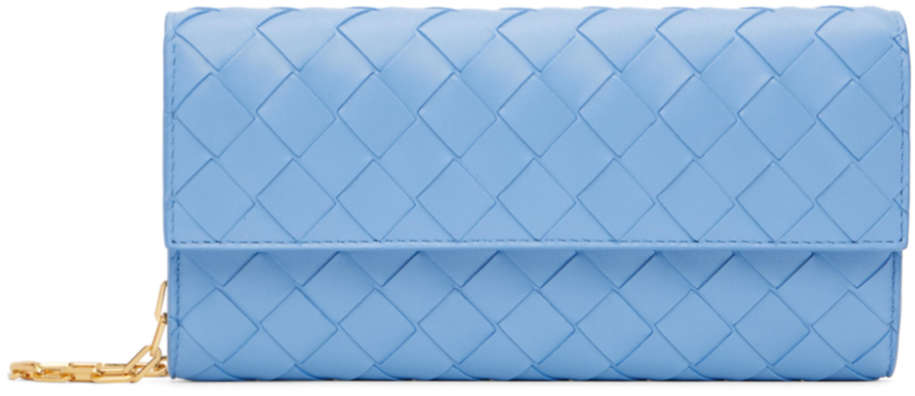 Blue Chain Wallet by BOTTEGA VENETA