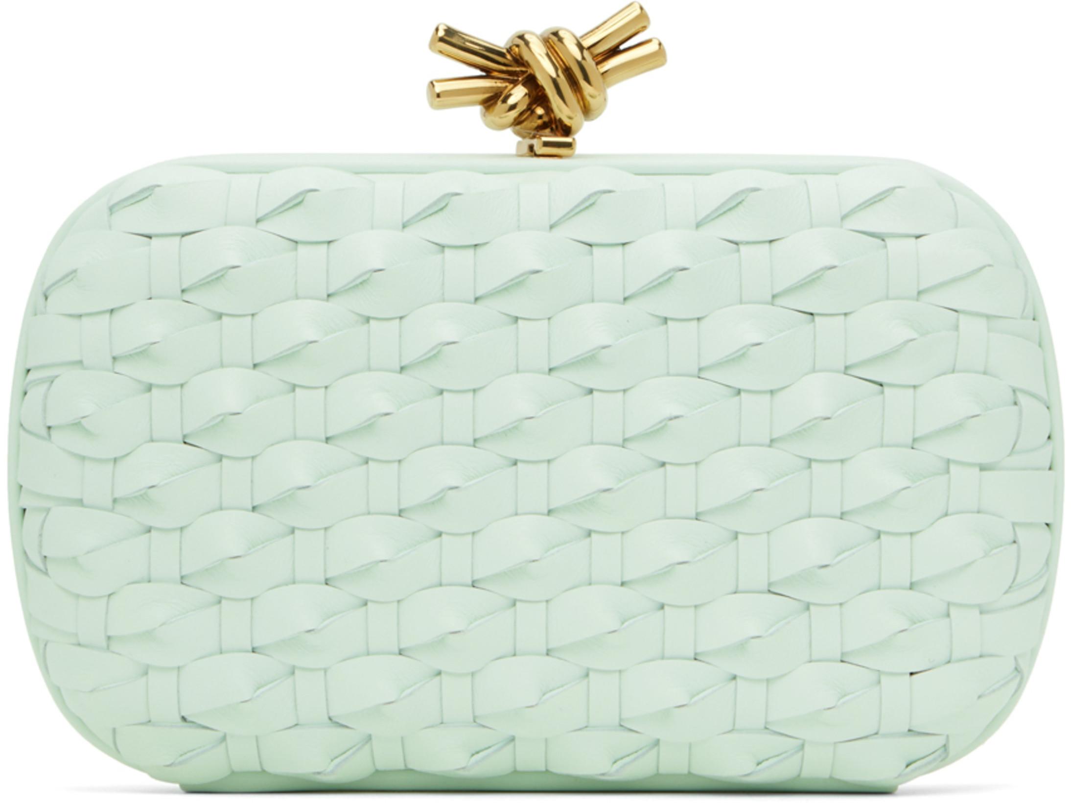 Blue Knot Clutch by BOTTEGA VENETA