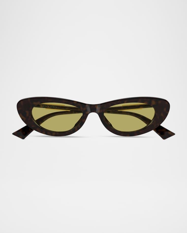 Bold Ribbon 51mm Cat-Eye Sunglasses by BOTTEGA VENETA