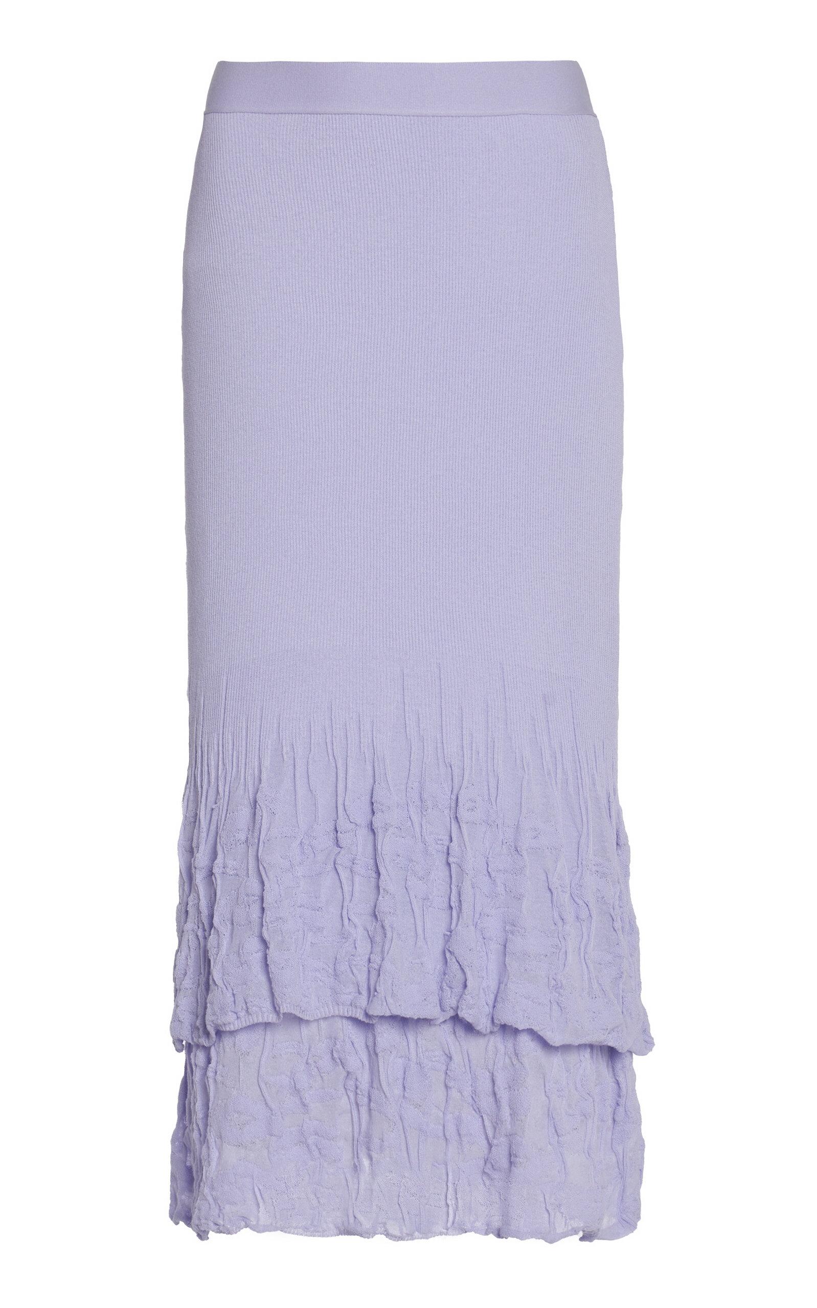 Bottega Veneta 2-in-1 Flower-Knit Cotton Skirt -oda Operandi by BOTTEGA VENETA