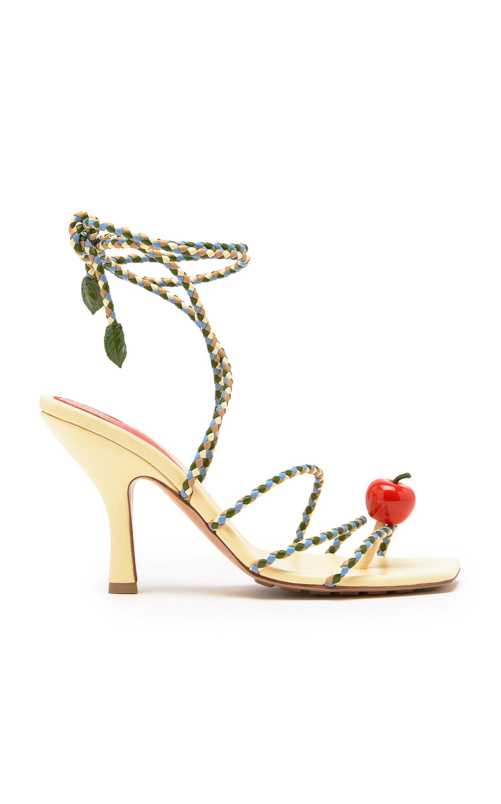 Bottega Veneta Adam Lace-Up Leather Sandals - Moda Operandi by BOTTEGA VENETA