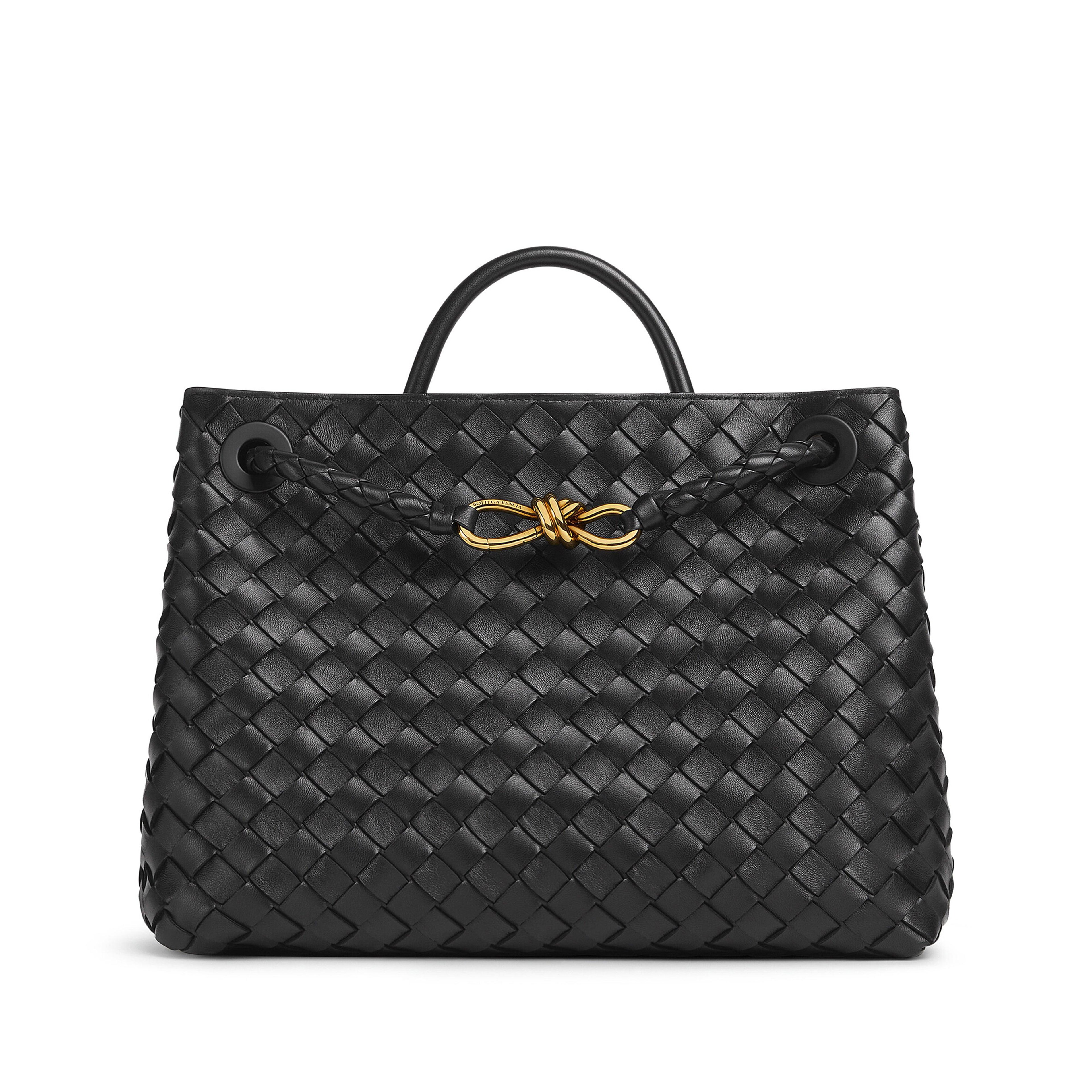 Bottega Veneta - Andiamo Bag - (Black) by BOTTEGA VENETA