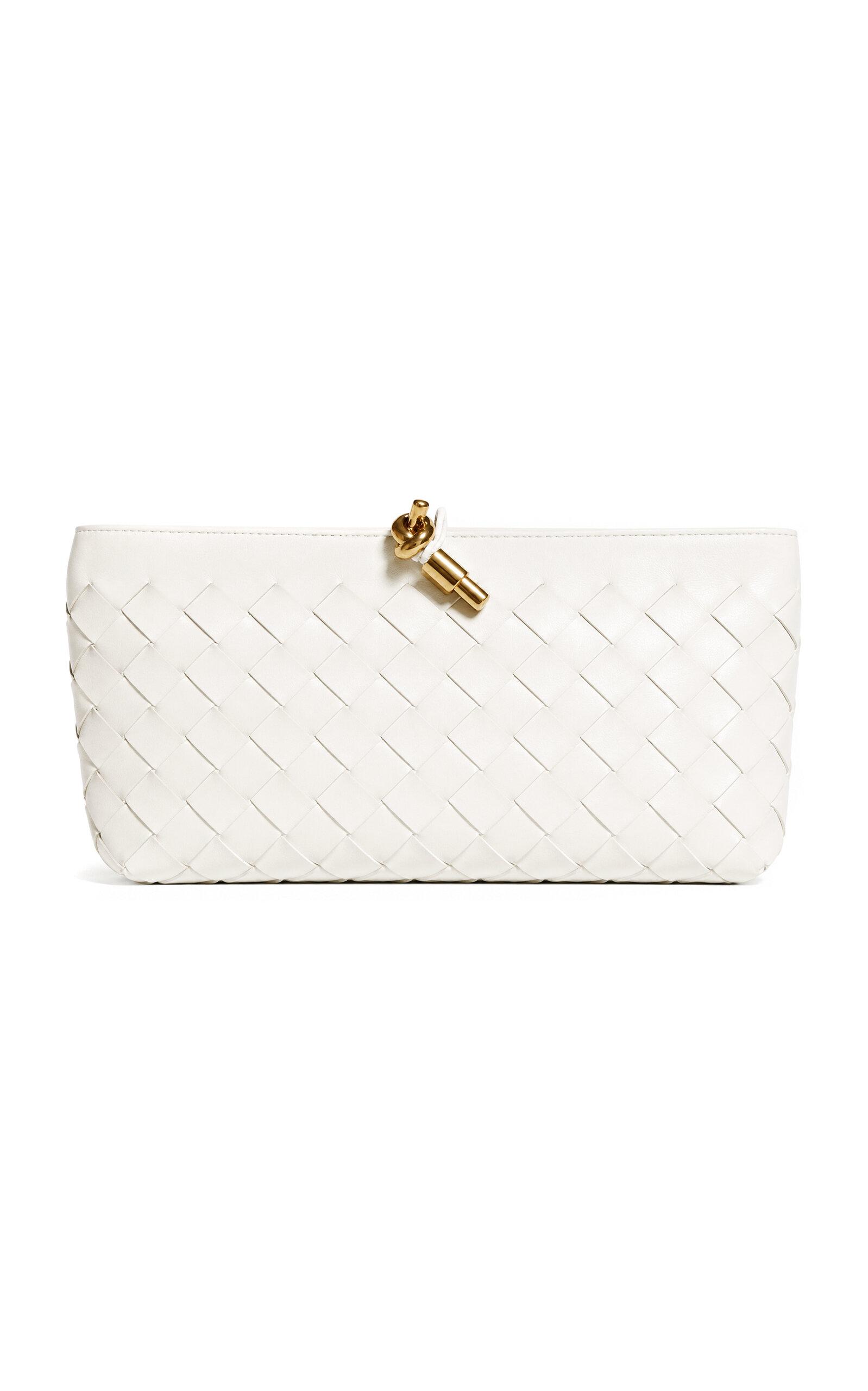 Bottega Veneta Andiamo Boat Intrecciato Leather Clutch Bag - Moda Operandi by BOTTEGA VENETA