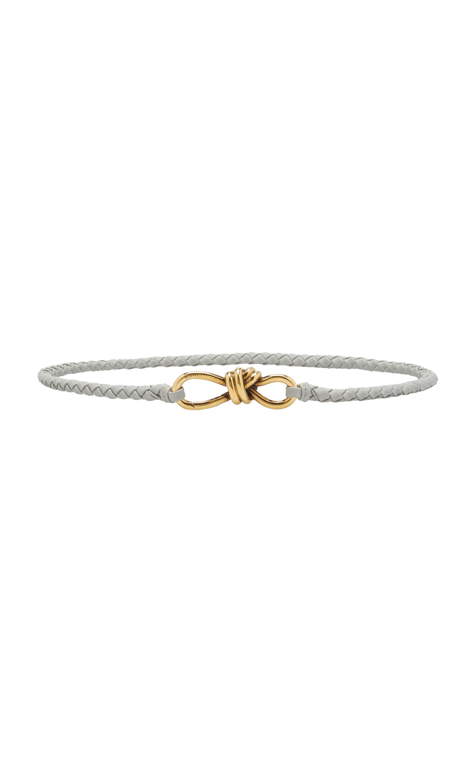 Bottega Veneta Andiamo Intreccioeather Belt - Moda Operandi by BOTTEGA VENETA