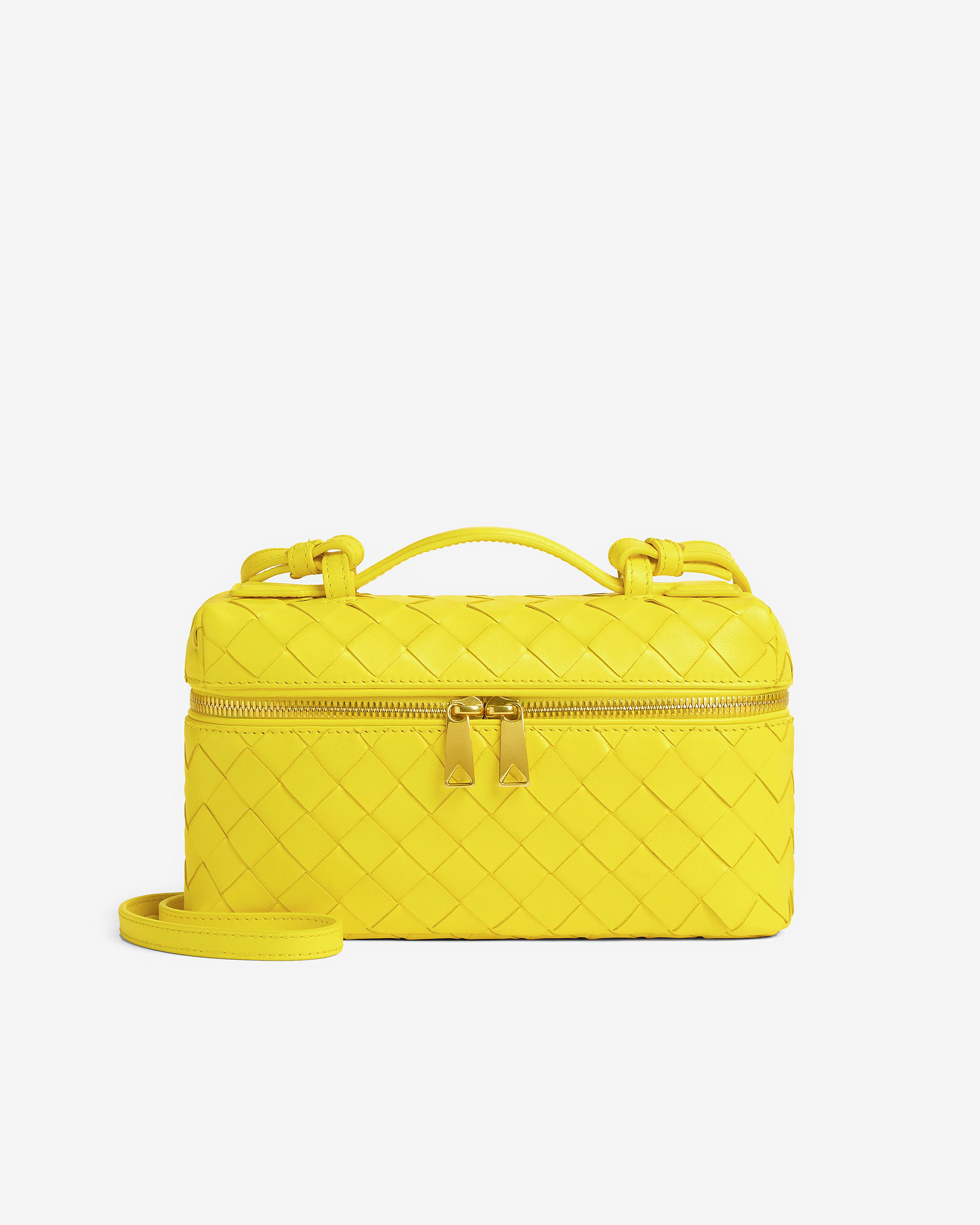 Bottega Veneta - Bang Bang Vanity Case - (Sulfur) by BOTTEGA VENETA