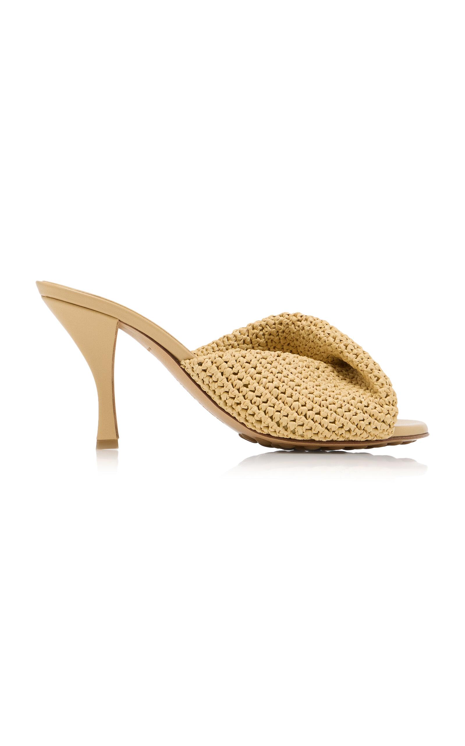 Bottega Veneta Blink Crocheted Raffia Mules - Moda Operandi by BOTTEGA VENETA